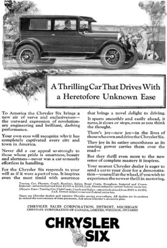 1926 Chrysler Ad-12