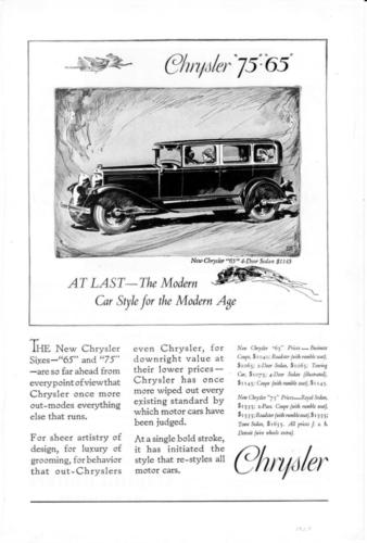 1929 Chrysler Ad-70