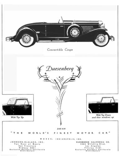 1931 Duesenberg Ad-01