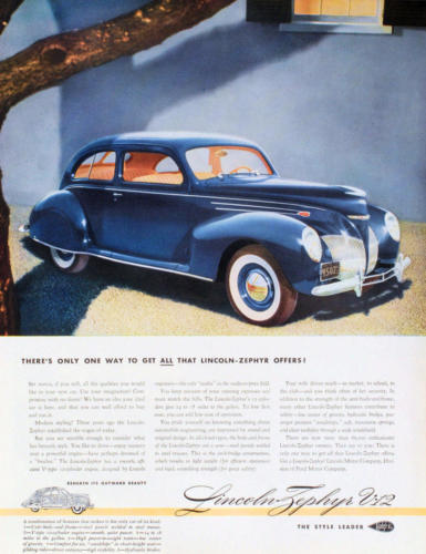 1939 Lincoln Zephyr Ad-02