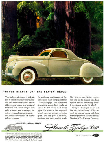 1939 Lincoln Zephyr Ad-11