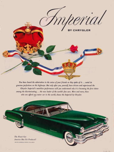 1952 Chrysler Imperial Ad-07