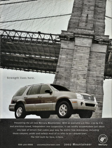 2002 Mercury Montaineer Ad-01